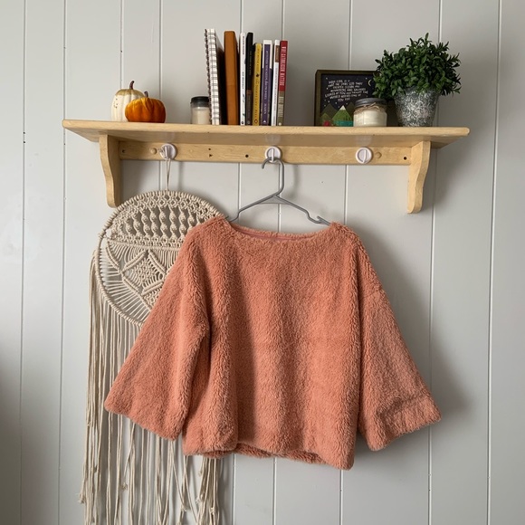 Madewell Tops - NWT MADEWELL superfurry blush top
